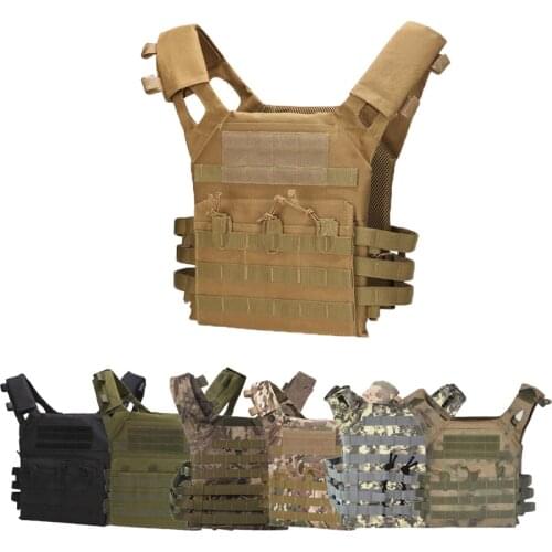 Adjustable JPC Tactical Vest Molle Vest Outdoor Hunting Airsoft Paintball Molle Vest With Chest Plate Carrier Vest Accessories
