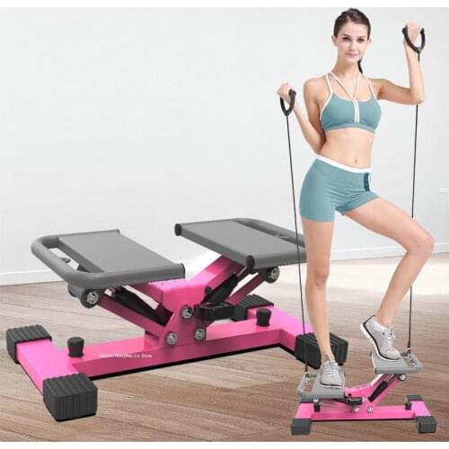 Indoor Stair Stepper Portable Home Gym Stepper Machine V-Type Sport Mode Climbing, Cardio Fitness Stepper with LED Monitor