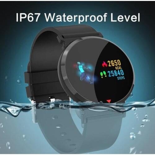 Bluetooth Sports Watch Sport Heart Rate Monitor IP67 Waterproof Ultra Long Life Smart Bracelet Call Reminder Alarm Vibration