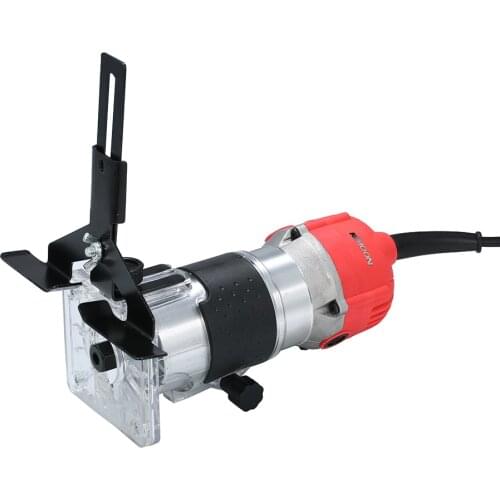 Trim Router 30000r/min Transparent Base Edge Guide Wood Laminate Electric Trimmer Compact Palm Router Corded for Woodworking