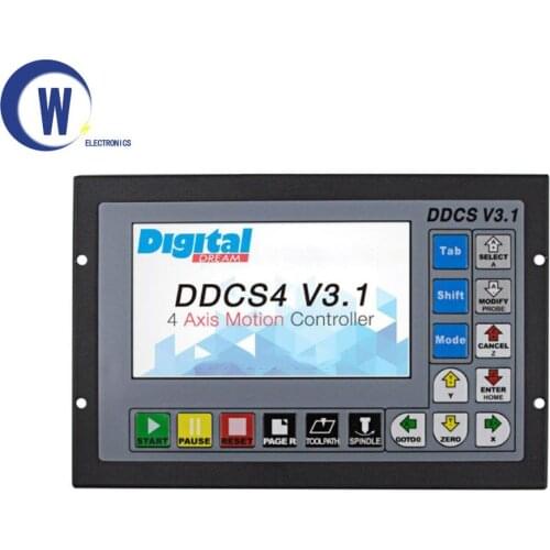 Upgraded DDCSV3.1 CNC Offline Motion Control System Controller 3/4 Axis For Drilling Milling