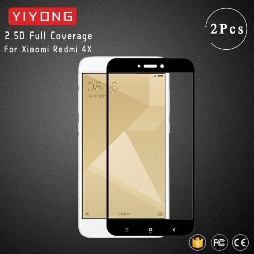 YIYONG Full Screen Cover Glass For Xiaomi Redmi 4X Tempered Glass Xiomi Redmi 4X Pro Screen Protector Film For Xiaomi 4X Glass