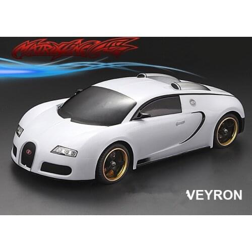 1set EB 16.4 Veyron 1/10 1:10 RC PC body shell 195mm width Transparent no painted drift body shell RC D5S hsp hpi trax Tamiya