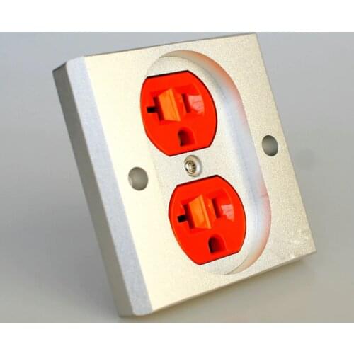 Brand New Aluminium Cover Plate wall plate power socket 1 pcs