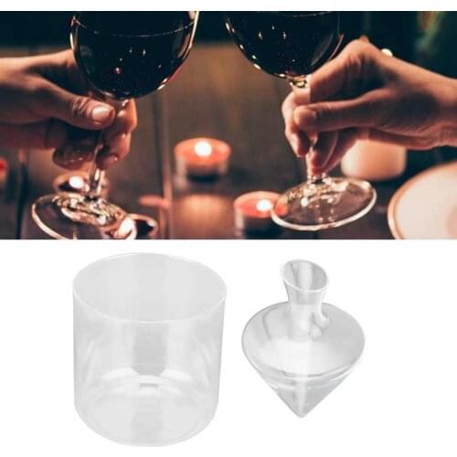 1000ml Glass Decanter Set With Ice Bucket Set Wine Cocktails Champagne Aerator For Home Bar Wine Accessories