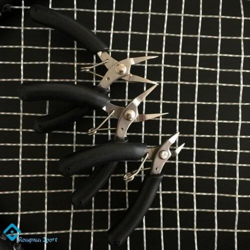 3pcs Cutting Pliers Needle Nose Stringers Tools Kit Stringing Machine for Tennis Badminton Racket Squash Racket