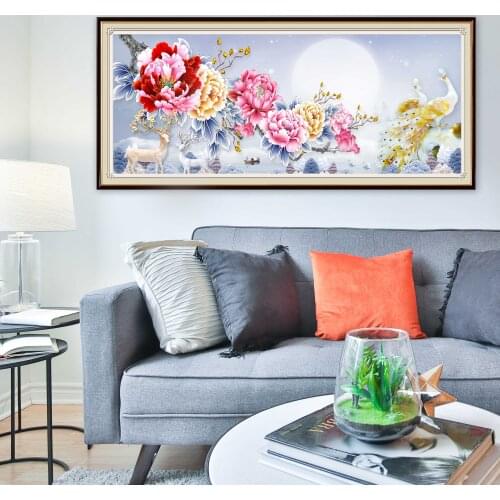 5D Diamond Painting Animal Peacock Diamond Mosaic Cross Stitch Full Round Square Flower Landscape Diamond Embroidery Home Decor