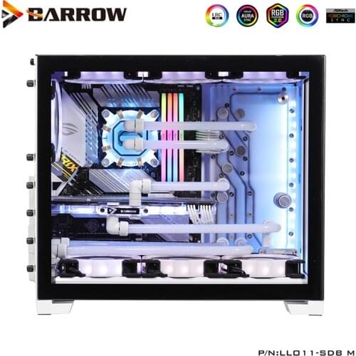 Barrow Distro Plate For LIANLI O11 MINI Case,Support MATX,ITX,ATX Motherboard,5V Support Motherboard Control,LLO11-SDB M