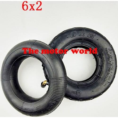 Free Shipping Hot Sale 6X2 Tire and Inner Tube Set for Electric Scooter Wheel Pneumatic Wheel Trolley Cart Air Wheel Bike