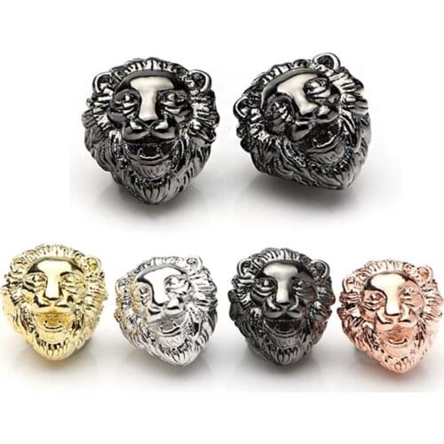 Noter Lion Bead For Bracelet Jewelry Making AAA Copper Metal Beads For DIY Sieraden Maken Accessories Armbandjes Maken Wholesale