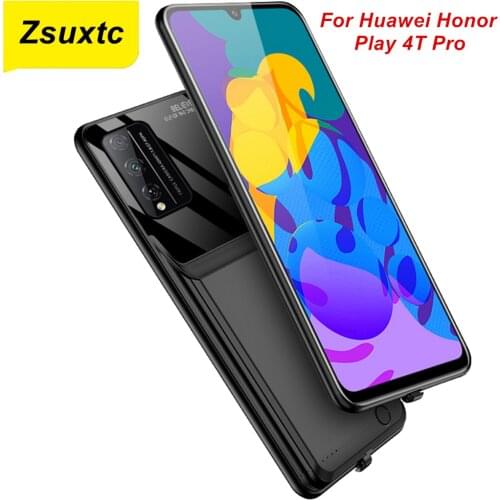 10000 Mah For Huawei Honor Play 4T Pro Battery Case Smart Charger Case Power Bank For Huawei Honor Play 4T Pro Battery Case