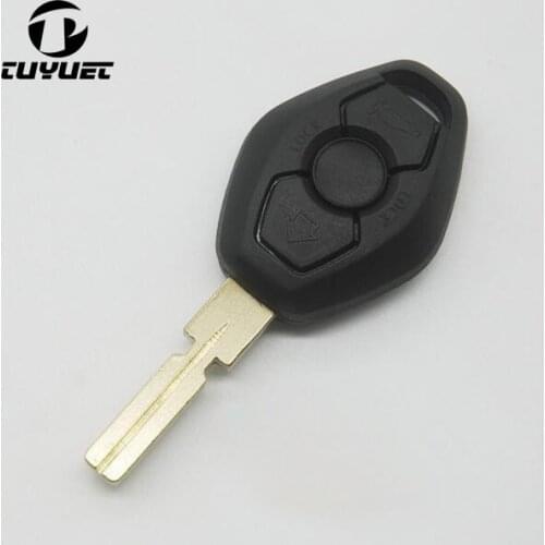 FOB Car Key Case Remote Key Shell for BMW Z3 Z4 X3 X5 E36 325i 3 5 7 525i 330i HU58 Blade ( Back side with the Words 315MHZ )