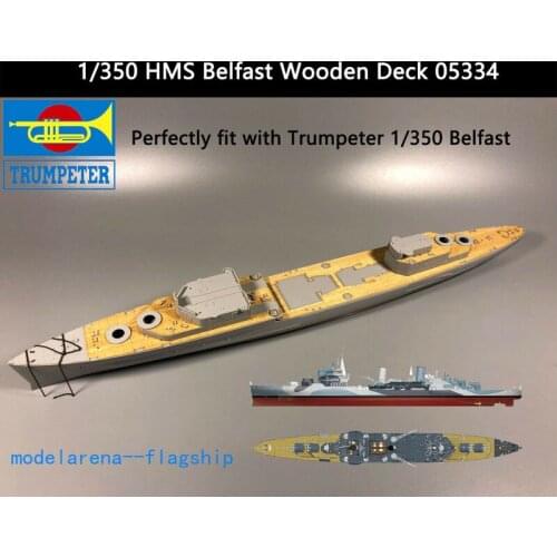 Trumpeter 1/350 HMS Belfast Wooden Deck 05334