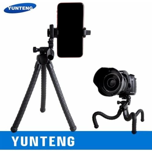 YUNTENG YT-3280 mobile phone bracket octopus tripod micro single camera desktop net red live broadcast Vlog handheld shelf