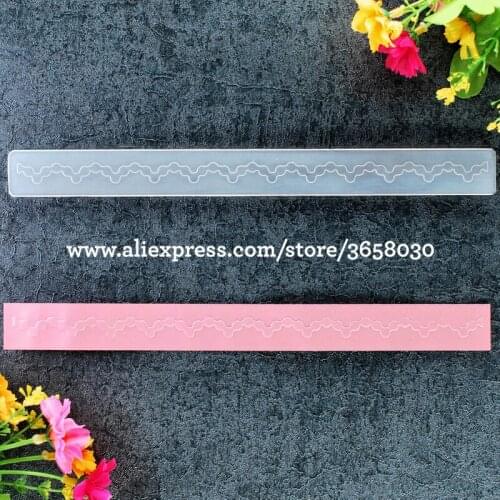 Dots Arch String Plastic Embossing Folder For Scrapbook DIY Album Card Tool Plastic Template 21.8x2.1cm 8101441