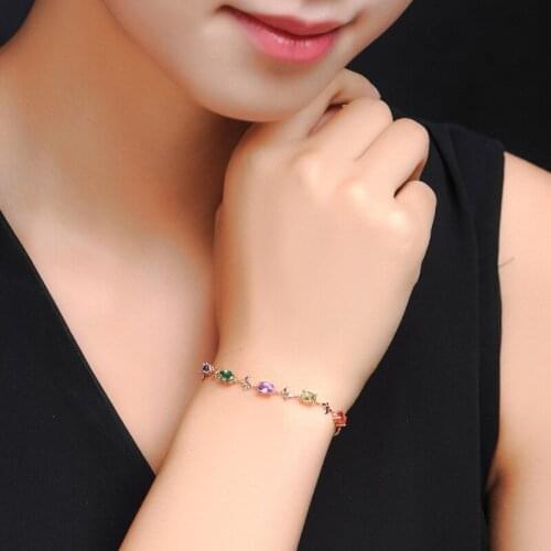 CAB3 Classic sell product colors stone bracelet new jewelry women and girl jewelry for brithday gift free ship