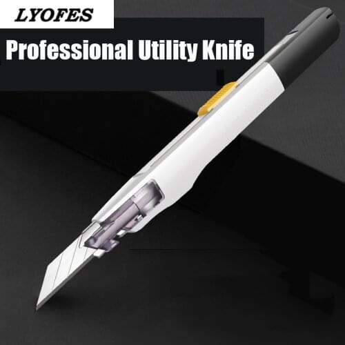 Multifunction Japanese "GOOD DESIGN" Precision Cutter Utility Knife Blades 9mm for Engraving Box Paper Mini Metal Art Knife