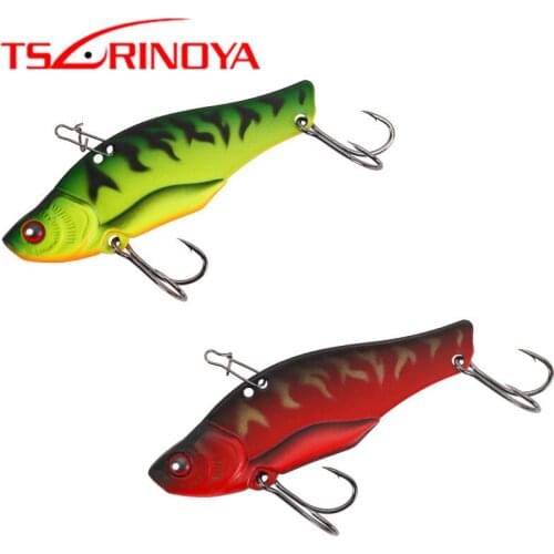 TSURINOYA Metal VIB Fishing Lure 7g 11g 14g 17g Double Hooks Sinking Bait Long Casting Lures Full Layer Baits Pesca Leurre Peche