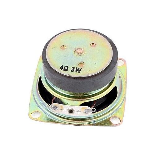Multimedia 3W 3 Watt 4 Ohm 52mm Dia Aluminum Internal Magnet Speaker