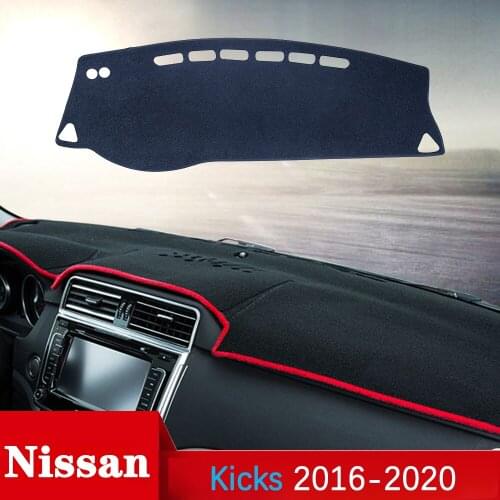 For Nissan Kicks 2016 2017 2018 2019 2020 P15 Anti-Slip Mat Dashboard Cover Pad Sunshade Dashmat Protect Carpet Car Accessories
