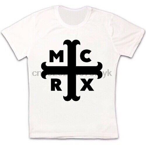 MCRX My Chemical Romance Rock Band Logo Retro T Shirt 756