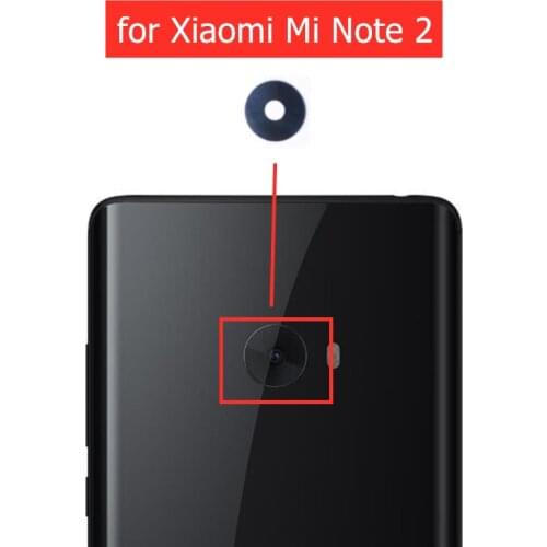 2pcs for Xiaomi Mi Note 2 Camera Glass Lens Back Rear Camera Glass Lens with Glue for Xiaomi Mi Note2 Repair Spare Parts