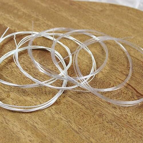 Clear Nylon Classical Guitar Strings Silver Plated Copper Classical Guitar Accessories