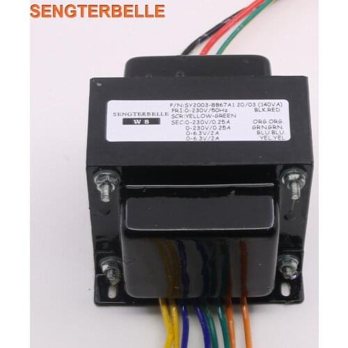 140W Tube Amplifier Transformer 230VX2 6.3VX1 6.3VX1 High quality Transformer For EL34 Tube Power Amp