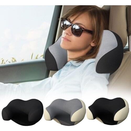 Comfortable U-Shaped Car Headrest Pillow Memory Foam Interior Auto Pillows Universal Head Neck Protector Soft Cushion Pillow