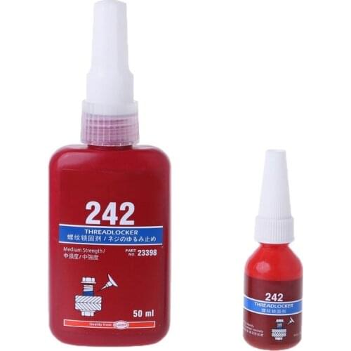 1pc 10ML/50ML 242 Thread Seal Lock Glue Screw Blue Anaerobic Adhesive