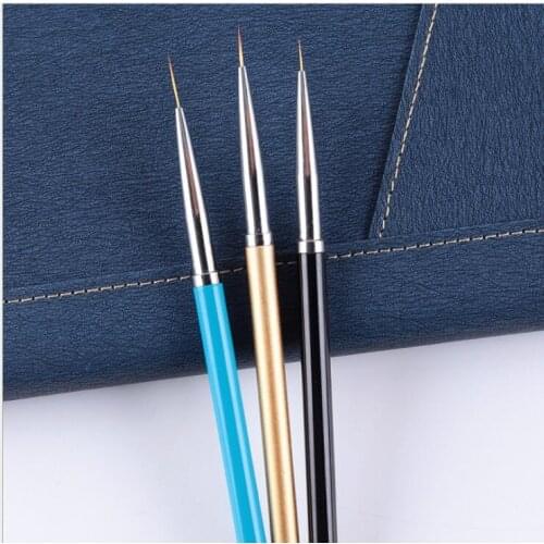 50 sets Nail Paint pen Nail Art Brushes With metal Handle nail art tool nail decoration tool
