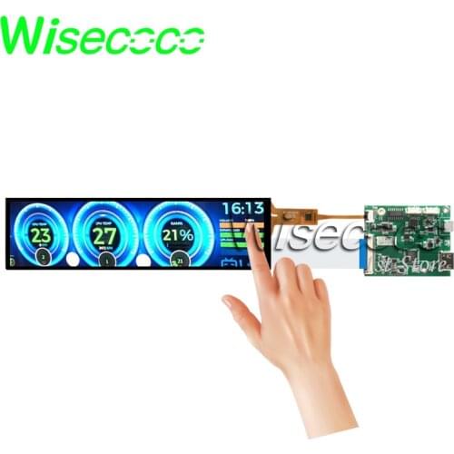 8.8 Inch AIDA64 Secondary Screen HSD088IPW1 Long Strip LCD With Capacitive Touch Panel For Computer Display Case Raspberry Pi