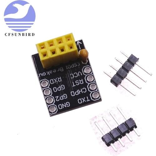 ESP-01 Adapter Plate ESP-01S Adapter Plate Breadboard Adapter ESP8266 ESP01 ESP01S
