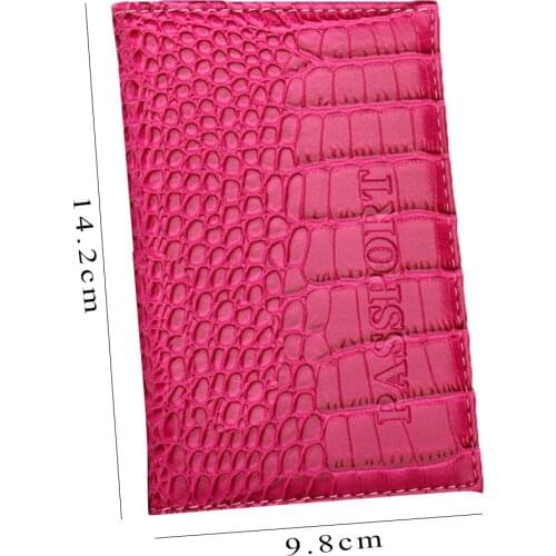 Passport Card Holder Women Men Passport Protective Cover PU Leather Travel Document ID Holder Case Elegant Business Card Wallet