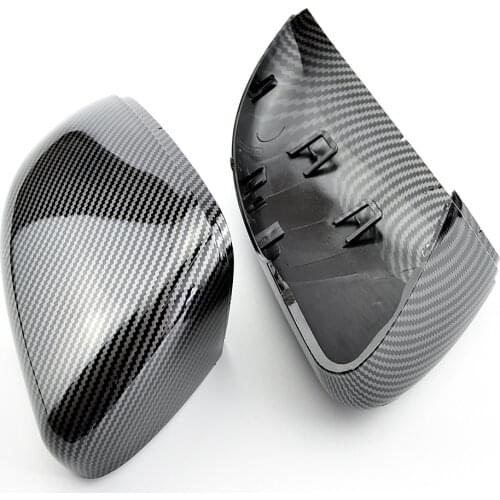 2 pieces For VW Golf MK6 R20 Touran Golf GTI 6 Golf 6 R Wing Mirror Cover Caps (Carbon Effect) for Volkswagen Mirror Cover Caps