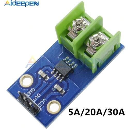 DC 5V GY712-5A/20A/30A Current Sensor Module ACS712ELC IC Chip Replace ACS712 5A 20A 30A Hall Current Sensor Module For Arduino
