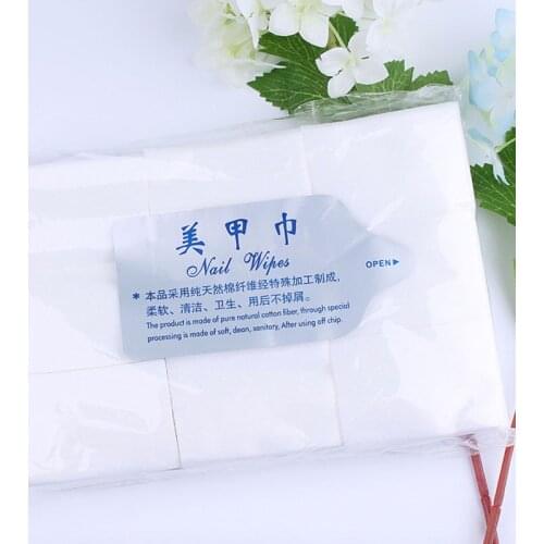 MYBORMULA 600PCS/PACK Nail Art Removal Wipes Lint Paper Pad nail Polish Cleaner Manicure Disposable Nail Remover Cotton Wipes