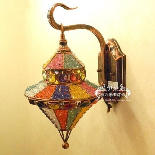 Bohemian Wall Lamps / Southeast Asia Wall Mediterranean Mirrors Front Lamps Bed Bedside Lamps Corridor Lights LU726244