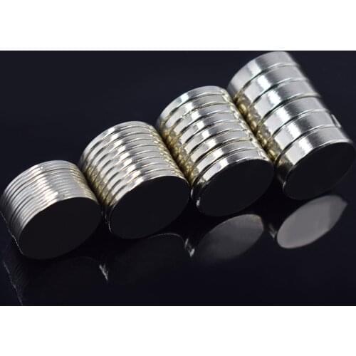 Neodymium Magnet Rare Earth Small Round Strong Permanent Fridge Powerful Sheet Magnetic For Crafts Searching DIY Office