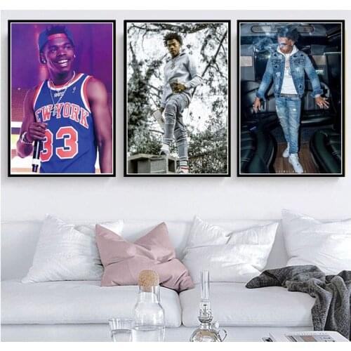 New Lil Baby Rapper Hip Hop Rap Music Singer Star Alvum Poster And Prints Painting Art Wall Pictures Home Decor quadro cuadros