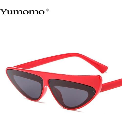 New Fashion irregular Cat Eye Sunglasses Women Brand Designer Vintage Cat Eye Black Sun Glasses Female Lady UV400 Oculos