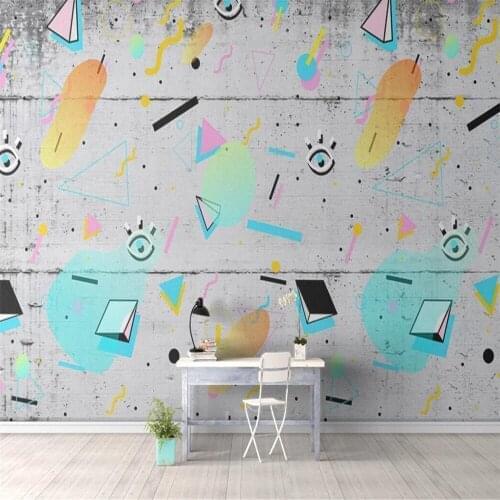 Custom 3D wallpaper mural abstract geometric minimalist living room bedroom background wall decoration wallpaper