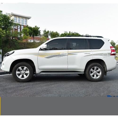 Colorful Door Waist Line Sticker For Toyota Land Cruiser 2010 2011 2012 2013 2014 2015 2016 2017 2018 Prado BA064