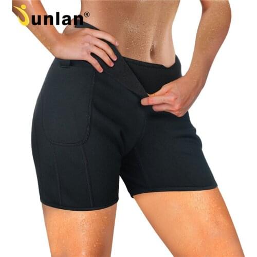Junlan Reducing and Shaping Pants for Women High Waist Trainer Slimming Shorts Neoprene Compression Shapewear Thigh Fat Loss
