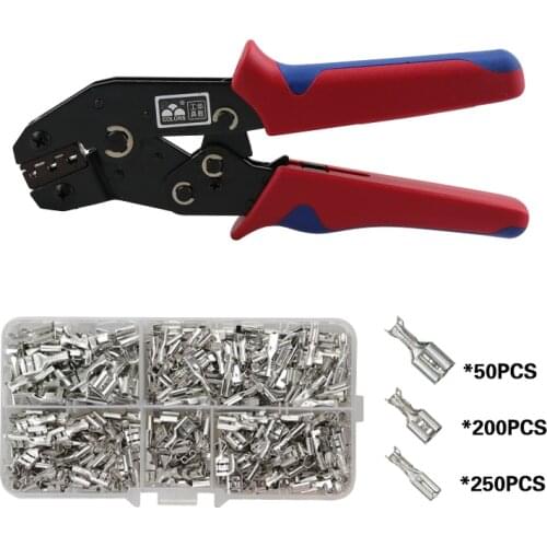 SN-28B SN-48B Wire Crimping Plier 0.5-2.5mm2 20-13AWG Clamps Press Clamp Hand Tool Krimptang TAB 2.8 4.8 Terminals Sets Tools