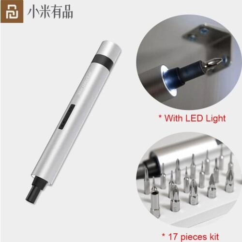 Xiaomi MarsWorker Precision Screwdriver Kit Type-C Rechargeable 2 Gear Torque Multifunction Electric Screwdriver with LED Light
