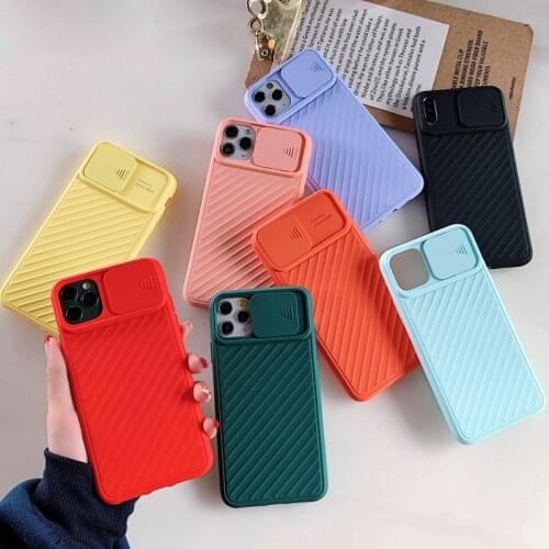 Camera Lens Protection Phone Case on For iPhone 11 Pro Max SE 2020 XR X XS Max 6 6S 7 8 Plus Color Candy Soft TPU Silicone Cover