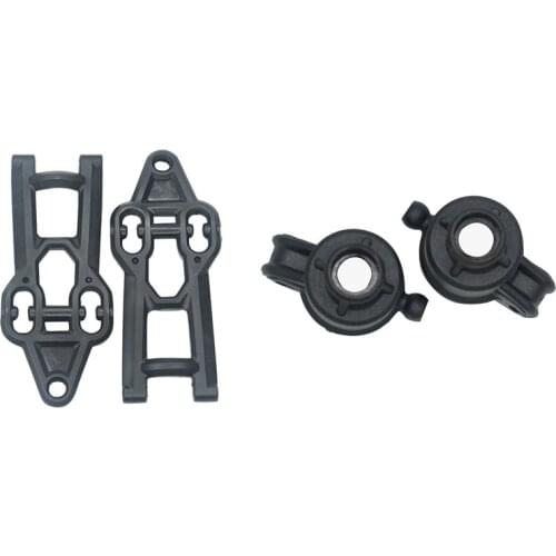 2 Set For XLF X03 X04 X-03 X-04 1/10 RC Car Truck Spare Accessories: 1 Set Rear Steering Cup & 1 Set Front Swing Arm