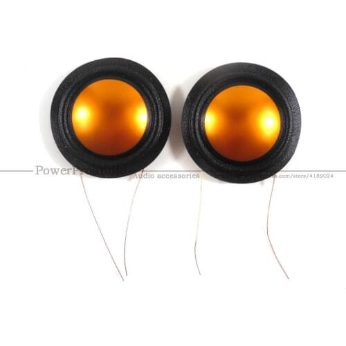 2 pcs 26mm silk +titanium diaphragm dome Tweeters voice coil 4ohm ASV bobbin
