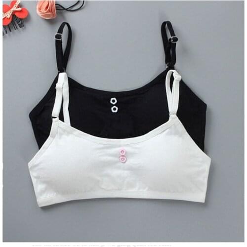4pcs/Lot Girls Bra Children Bra for Kids Teenagers Training Vest Teens Underwear BX0D